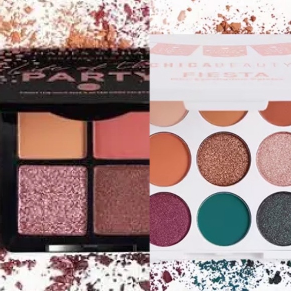 SHADES BY SHAN Life of the Party Vol 2 &‎ CHICABEAUTY Fiesta Eyeshadow Palettes - Picture 1 of 7